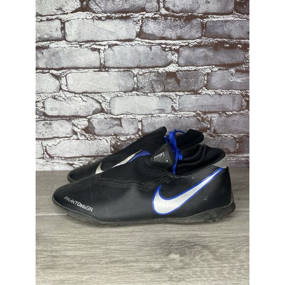 Nike Phantom Vision Elite DF SG Pro AC Black Synthetic Blue Lace Shoes Men 12 US - Picture 1 of 16